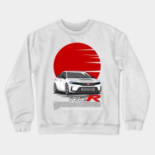 Civic Type R 2023 (White) Crewneck Sweatshirt